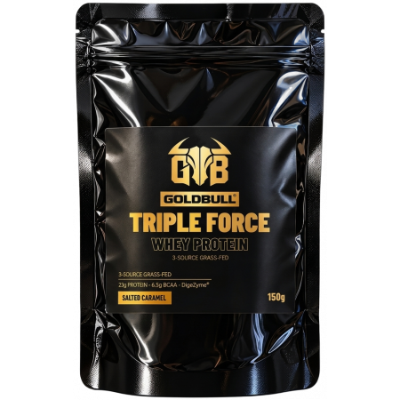 GoldBull Triple Force Whey Protein Slaný karamel
