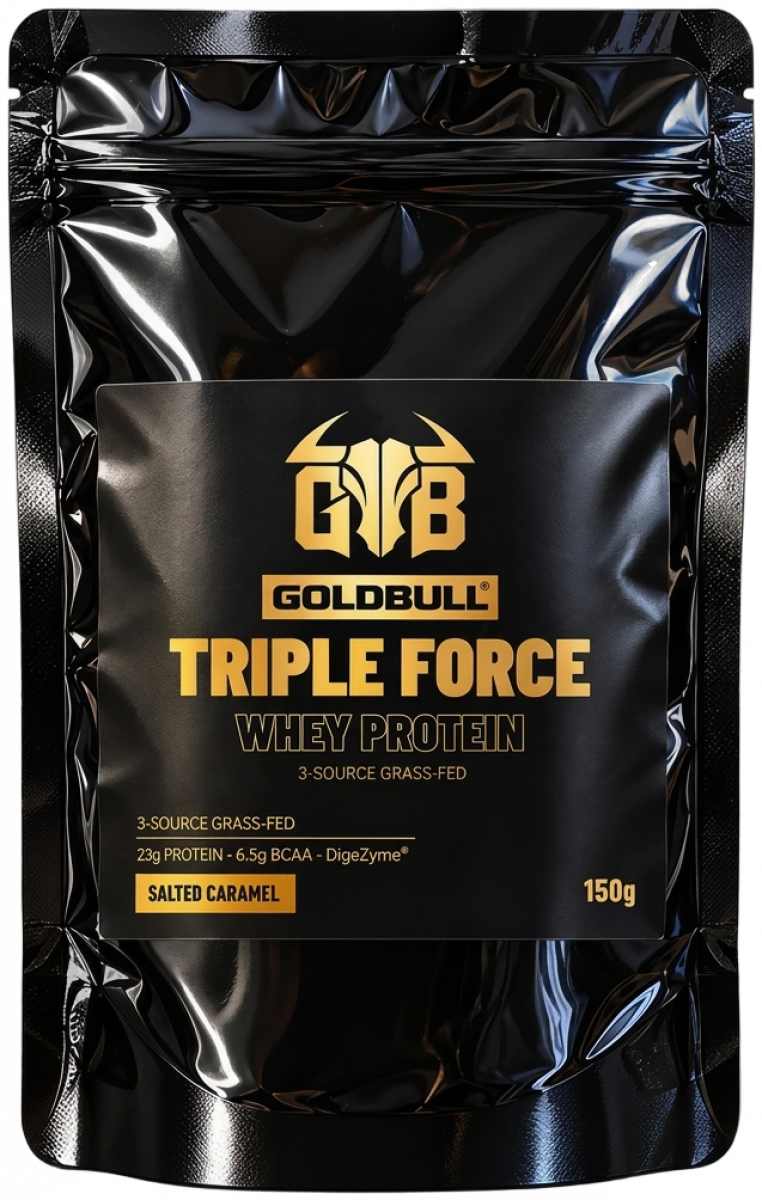GoldBull Triple Force Whey Protein Slaný karamel