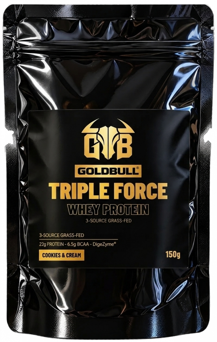 GoldBull Triple Force Whey Protein Sušienky a smotana