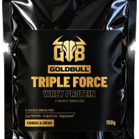 GoldBull Triple Force Whey Protein Sušienky a smotana