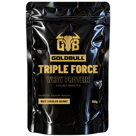 GoldBull Triple Force Whey Protein Biela čokoláda a kokos