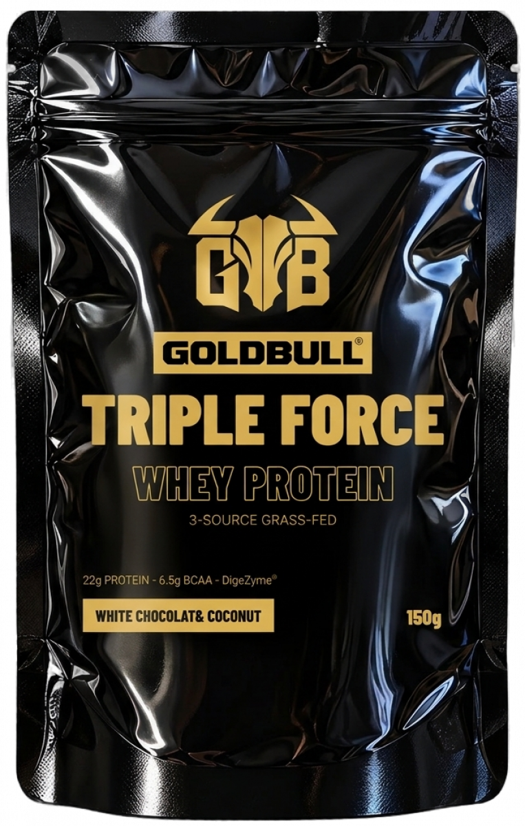 GoldBull Triple Force Whey Protein Biela čokoláda a kokos