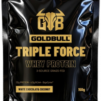 GoldBull Triple Force Whey Protein Biela čokoláda a kokos
