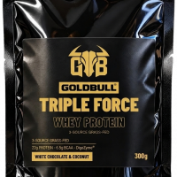 GoldBull Triple Force Whey Protein Biela čokoláda a kokos